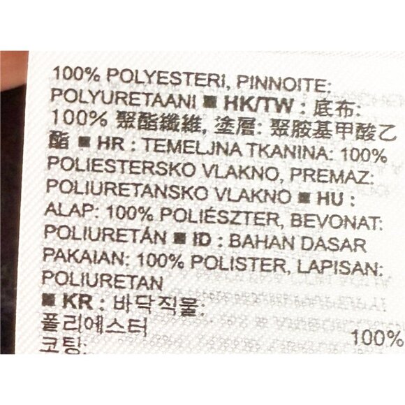 GAP HIGH RISE VEGAN FAUX LEATHER STRAIGHT LEG PANTS BLACK SIZE 6 NWT - Picture 8 of 12